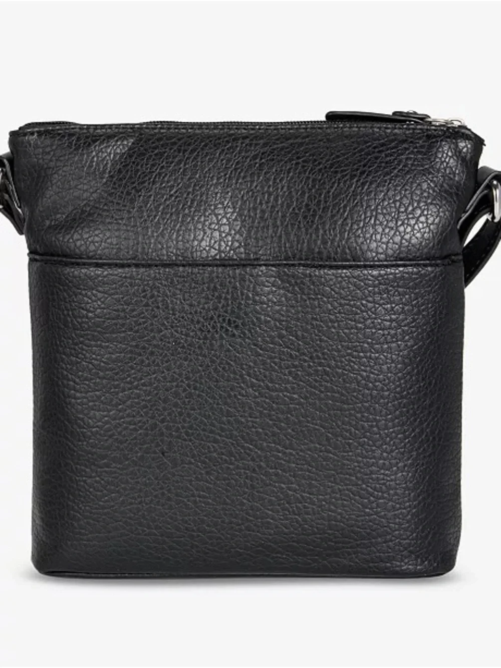Giani Bernini Black  Vegan Leather Crossbody Bag Multi Pocket Travel Purse NWOT